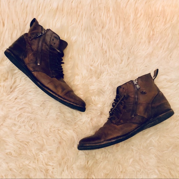 john varvatos side zip boot